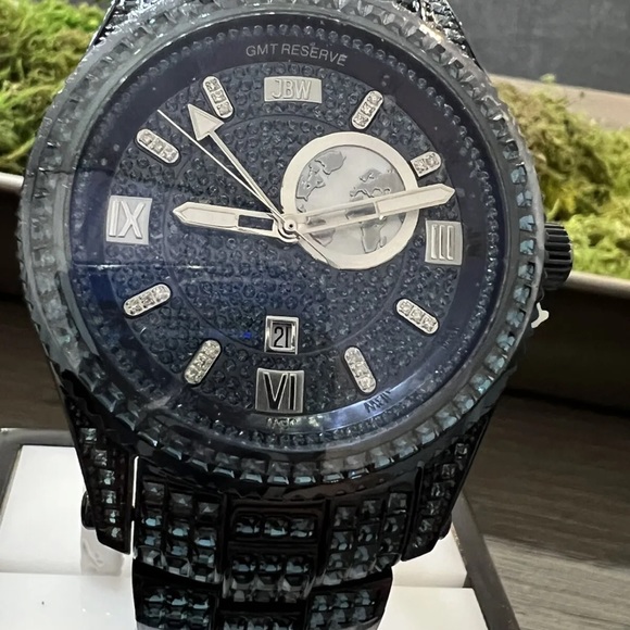 JBW JET SETTER BLUE GMT RESERVE (RARE) - Picture 2 of 8